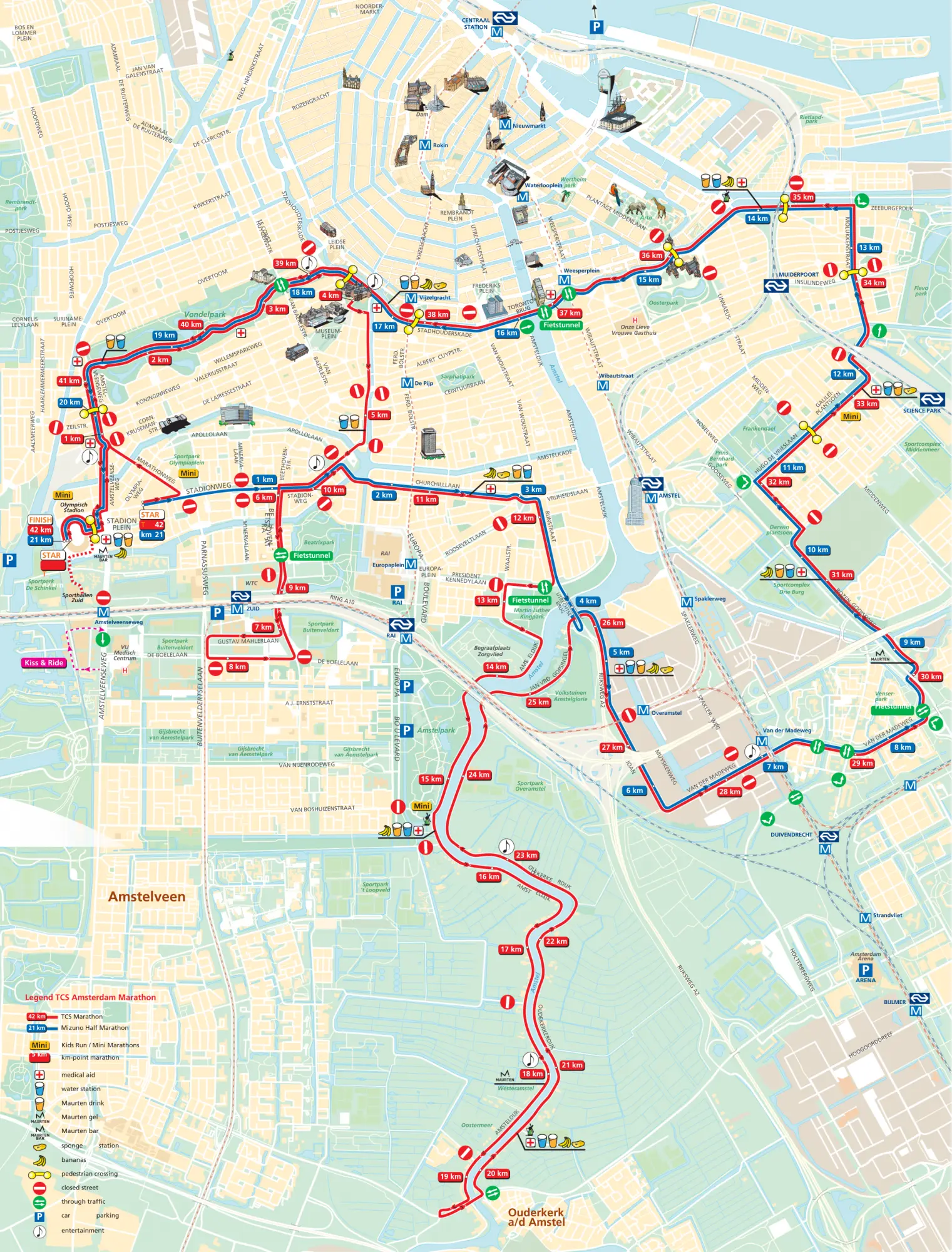 Mapa que muestra el recorrido de la cursa