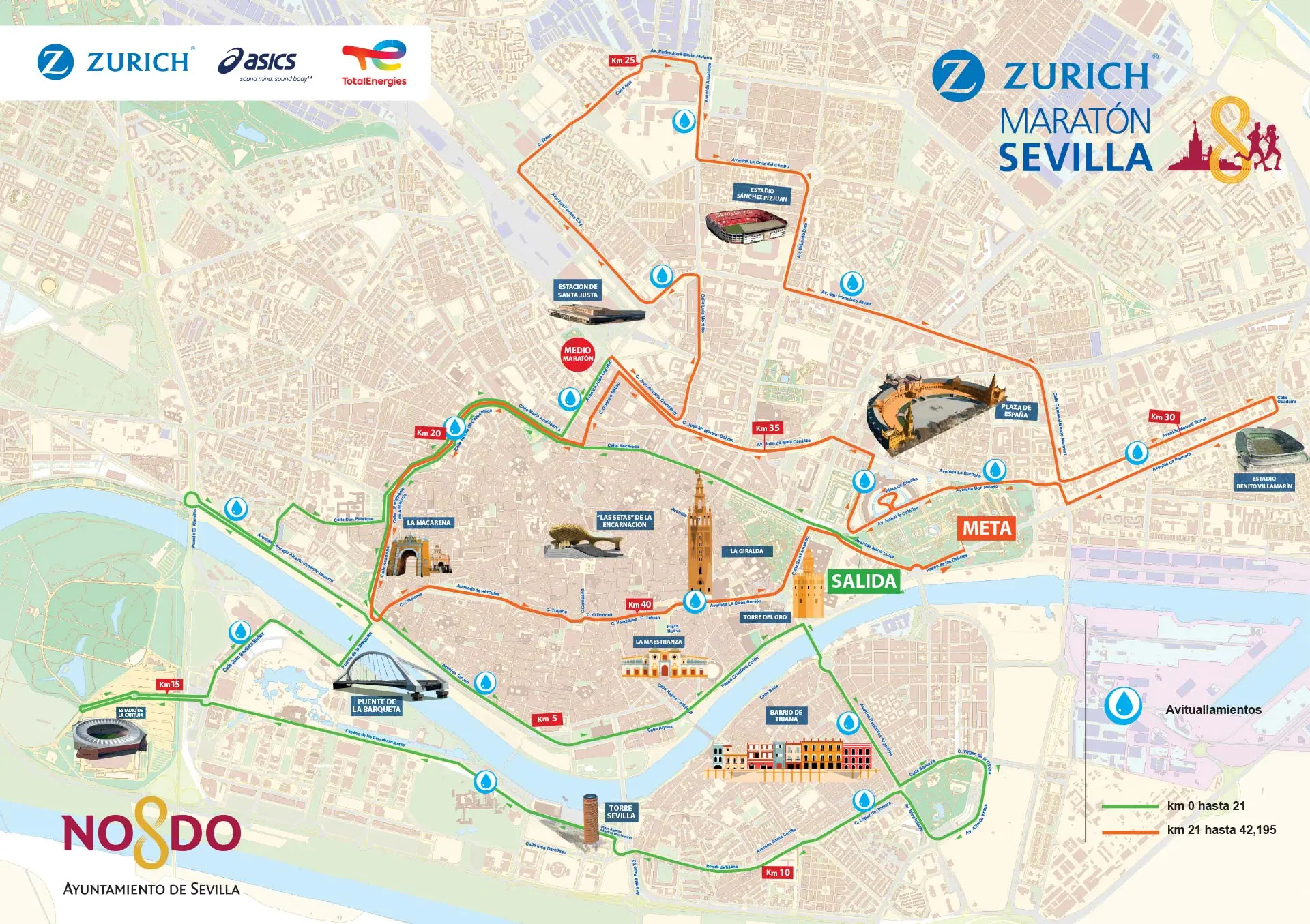 Mapa que muestra el recorrido de la cursa